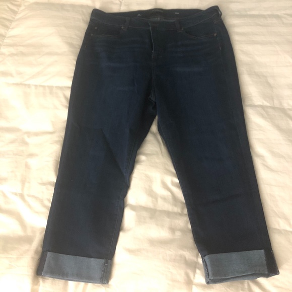 Liverpool Jeans Company Denim - Plus-Sized Blue Cropped Denim Jeans